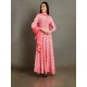 DAHLIA Pink Floral Print Kurta