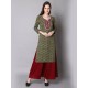 Green Kurta Sharara Suit Set