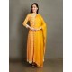 DAHLIA Yellow Gown Floral Print Kurta