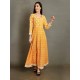 DAHLIA Yellow Gown Floral Print Kurta